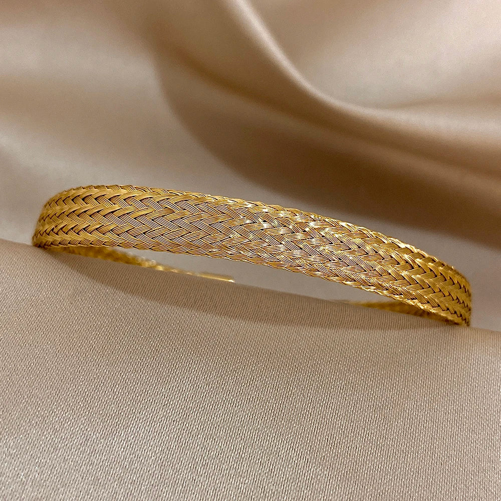 Woven Cuff Bangle