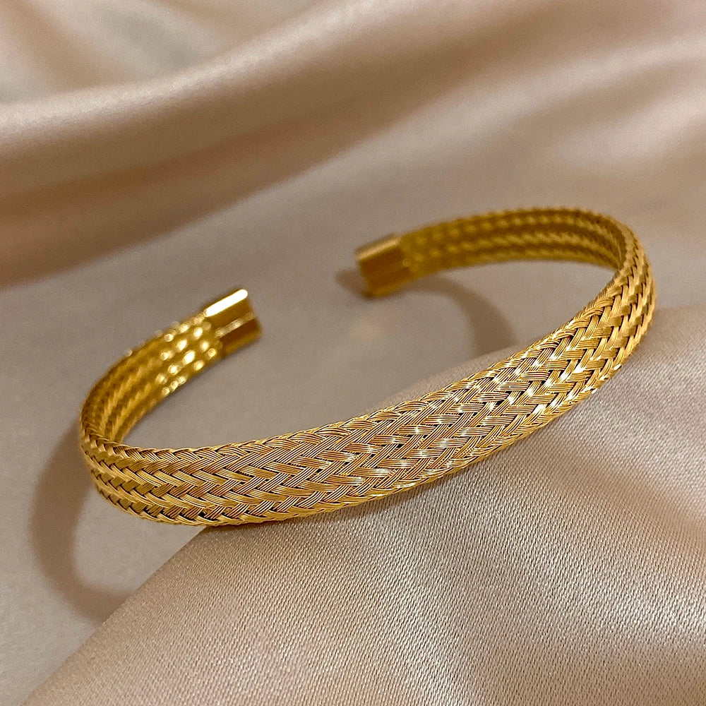Woven Cuff Bangle