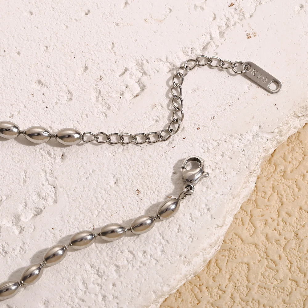 Beaded Double-Layer Round Pendant