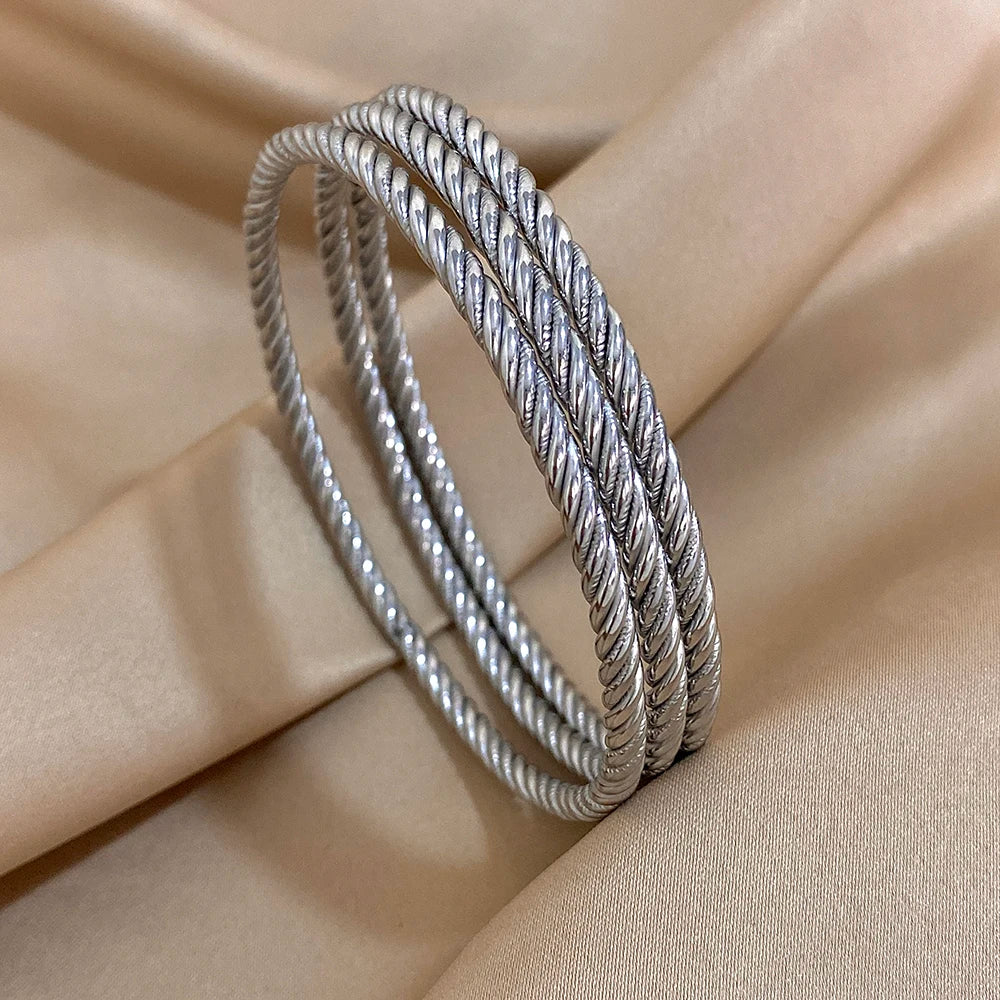 Twisted Rope Bangles
