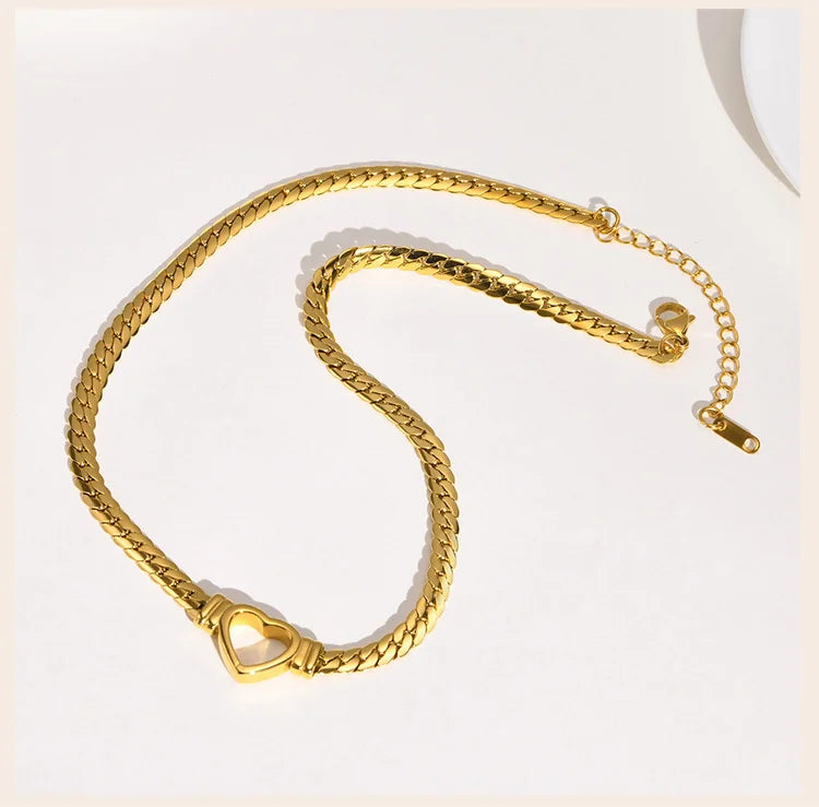 Ciara Open Heart Necklace
