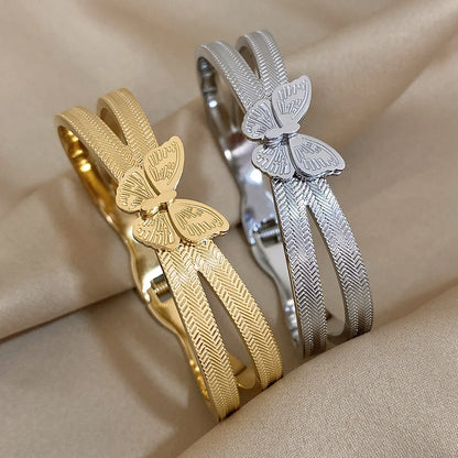 Jade Butterfly Bangle