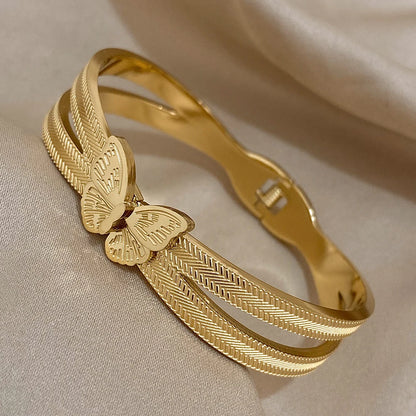 Jade Butterfly Bangle