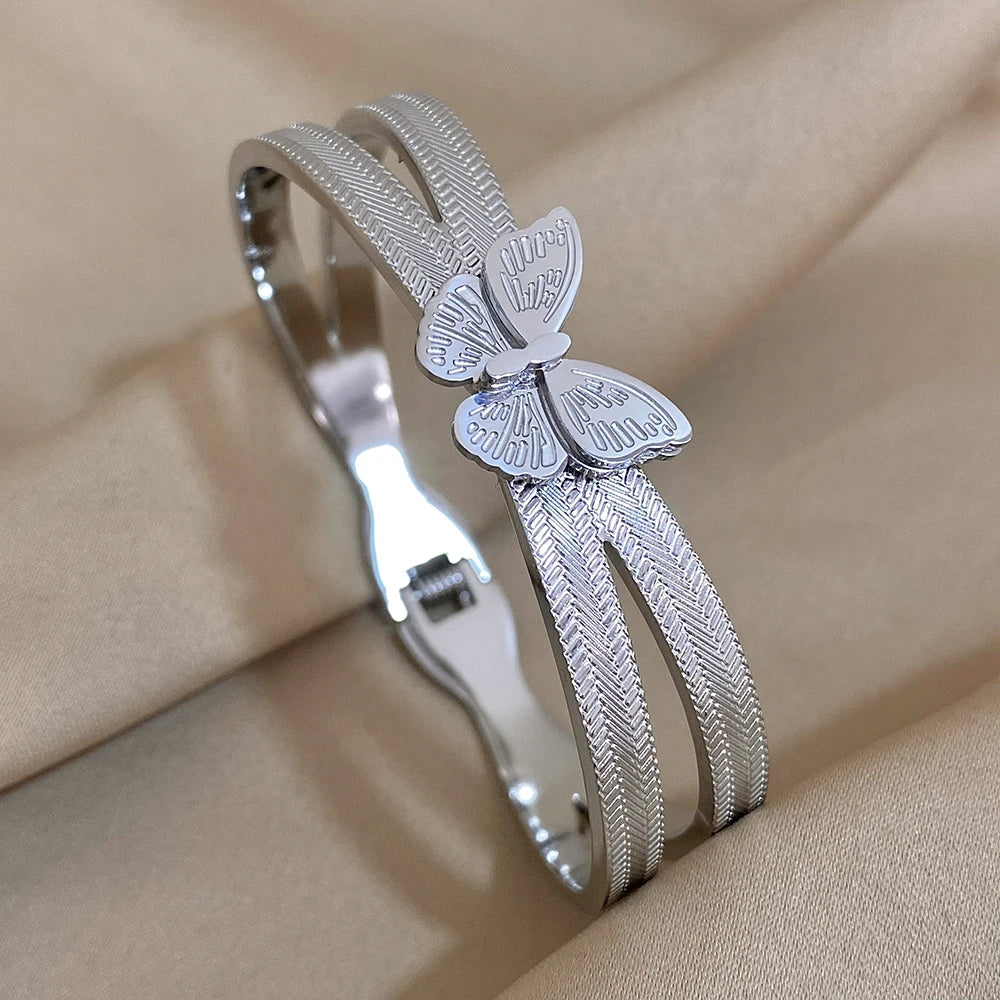 Jade Butterfly Bangle