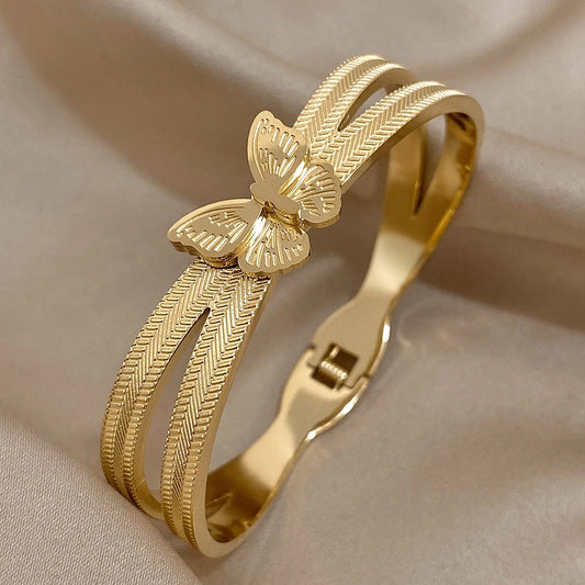 Jade Butterfly Bangle