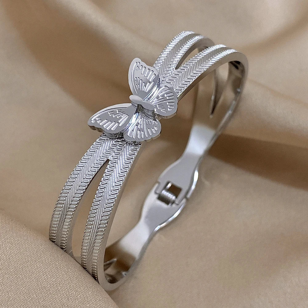 Jade Butterfly Bangle