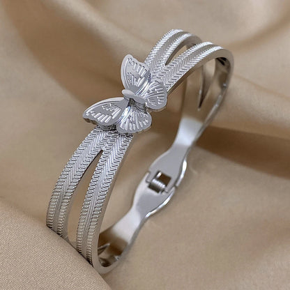 Jade Butterfly Bangle