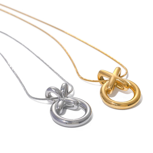 Silver XO Necklace