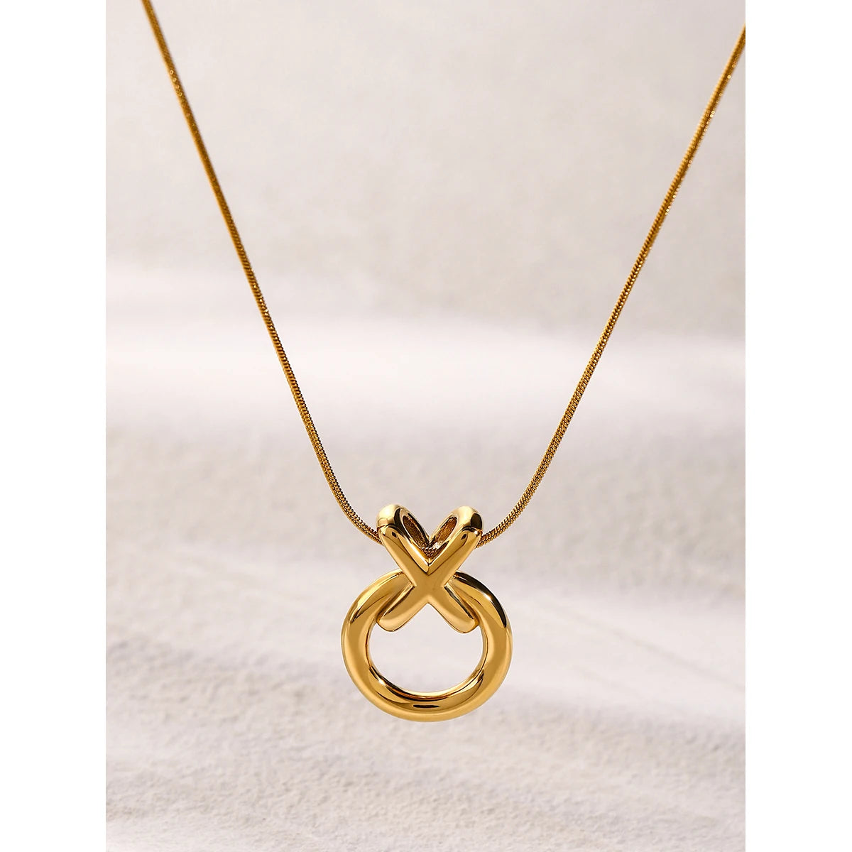 Gold XO Pendant