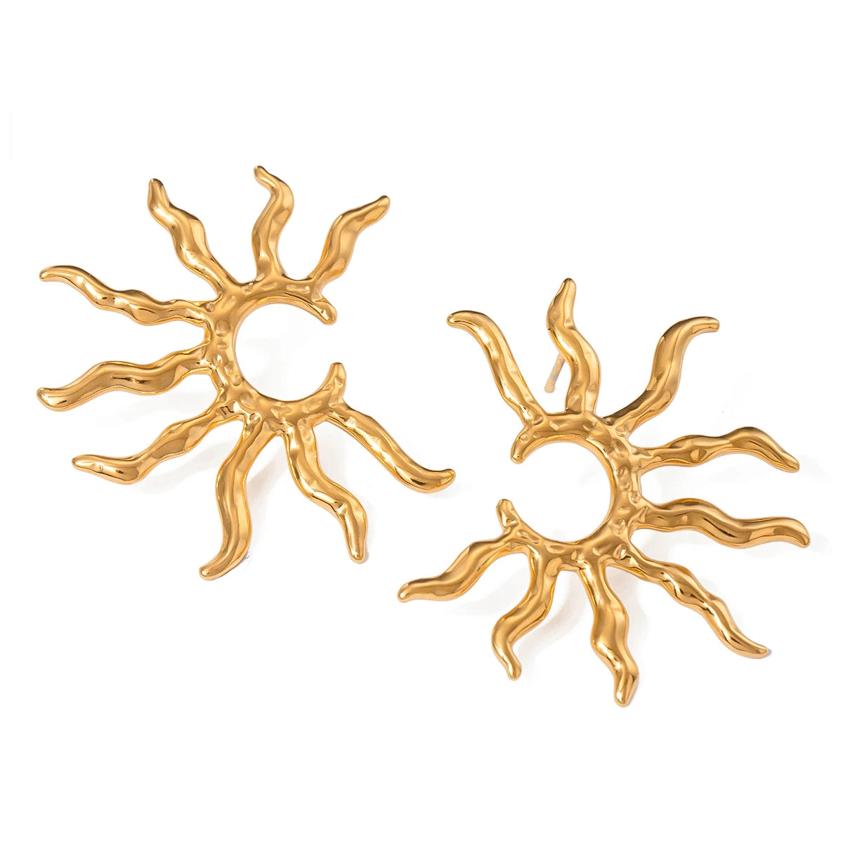 Golden Burst Earrings