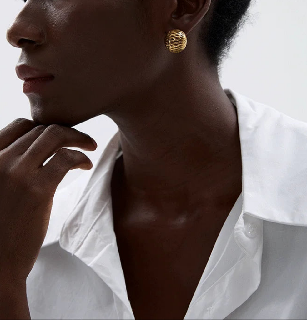 Lillian Hollow Earrings