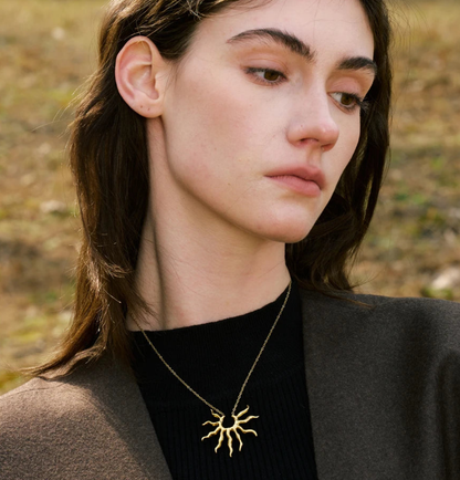 Golden Sunburst Necklace