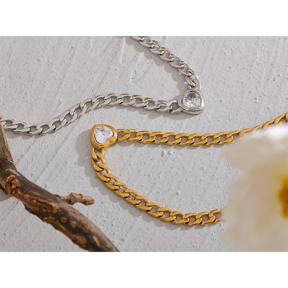 Jessica Heart Necklace