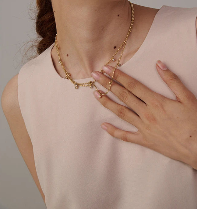 Ghislaine CZ Necklace