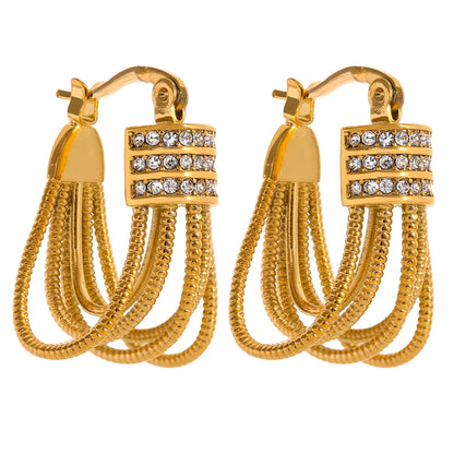 Monaco Hoop Earrings