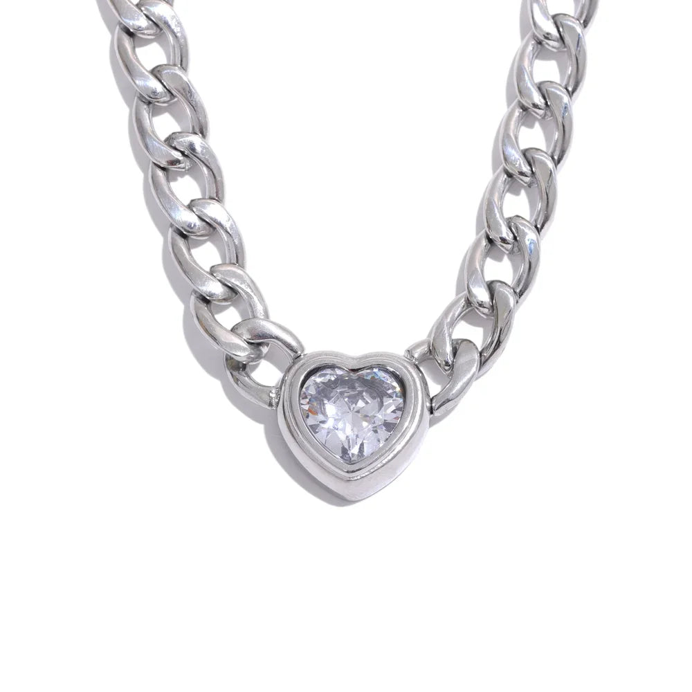 Jessica Heart Necklace