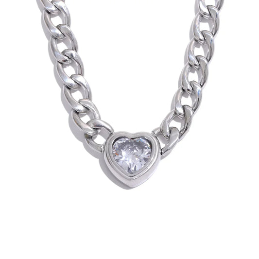 Jessica Heart Necklace