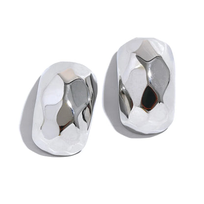 Sabrina Sculpted Gold Earrings