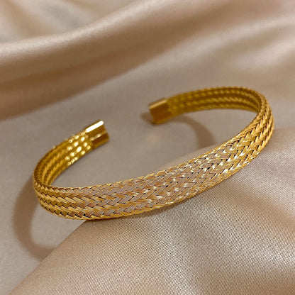 Woven Cuff Bangle