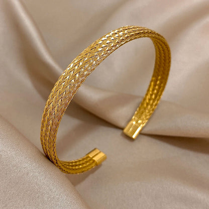 Woven Cuff Bangle