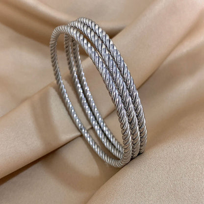 Twisted Rope Bangles