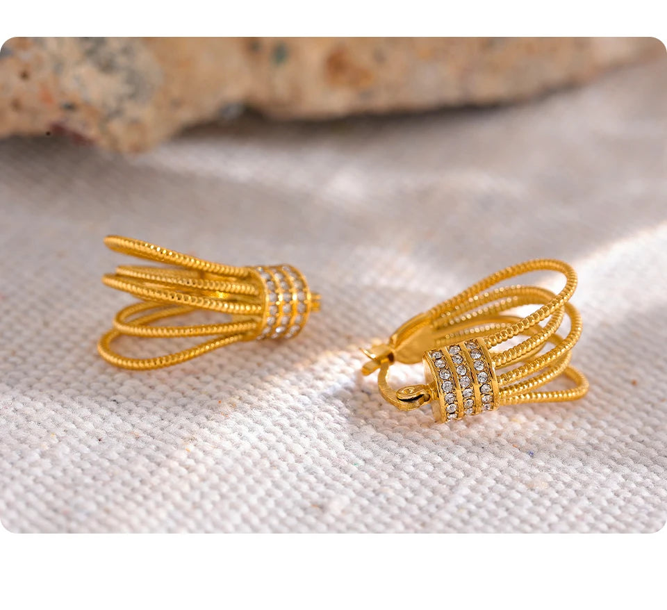 Monaco Hoop Earrings