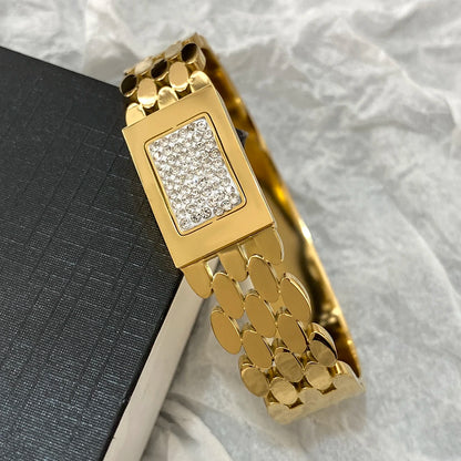 Rhinestone Belt Cuff