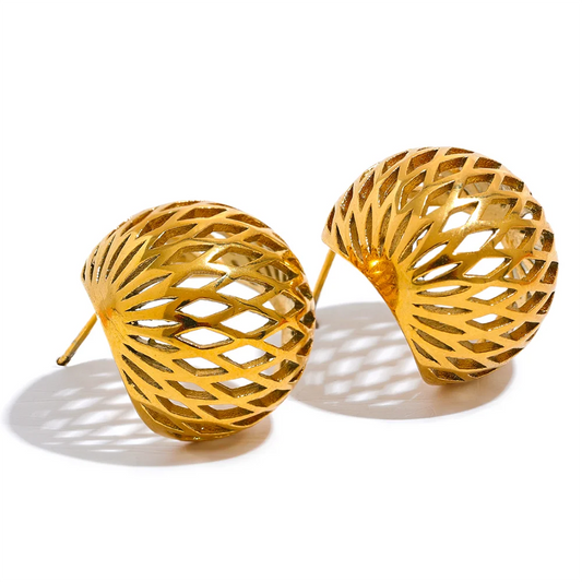 Lillian Hollow Earrings