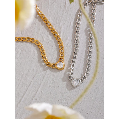 Jessica Heart Necklace