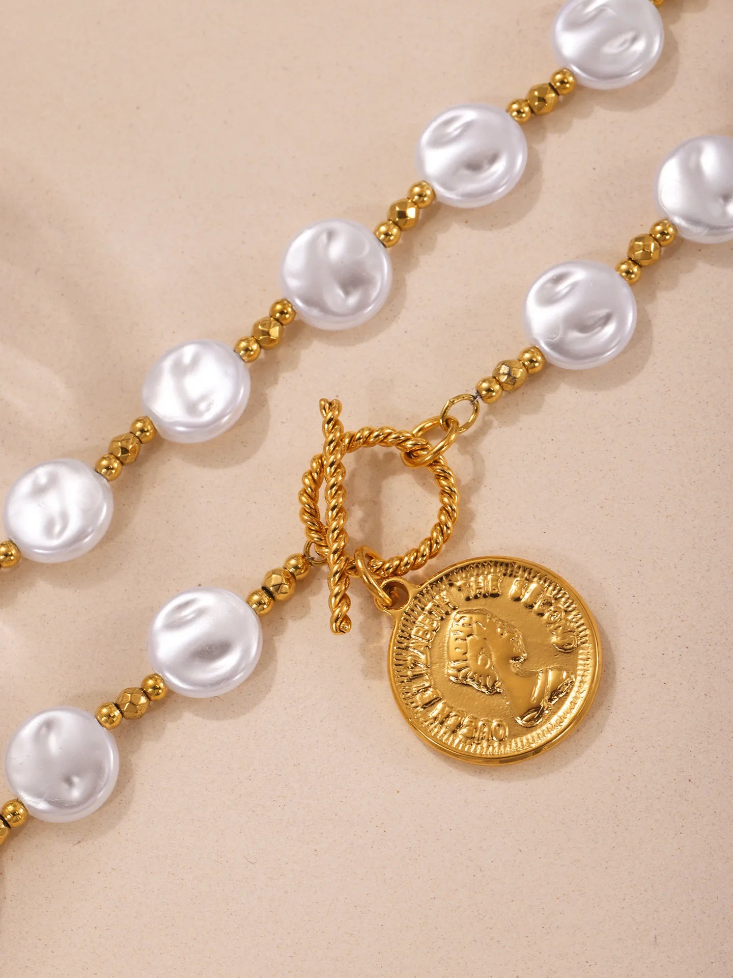 Vintage Pearl Beaded Necklace