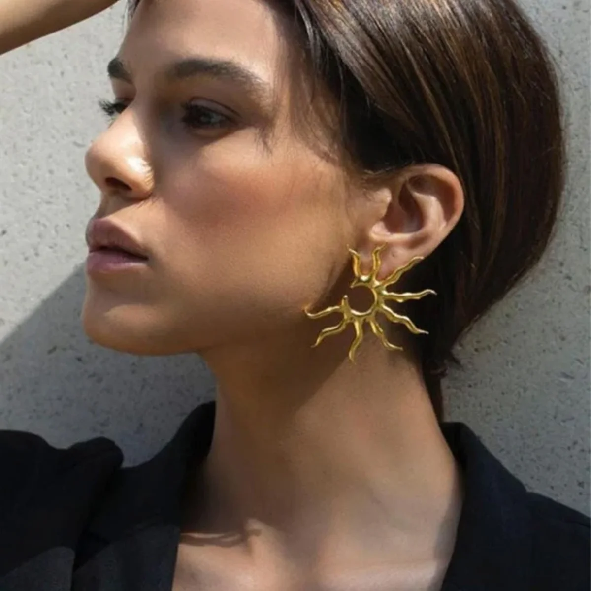 Golden Burst Earrings