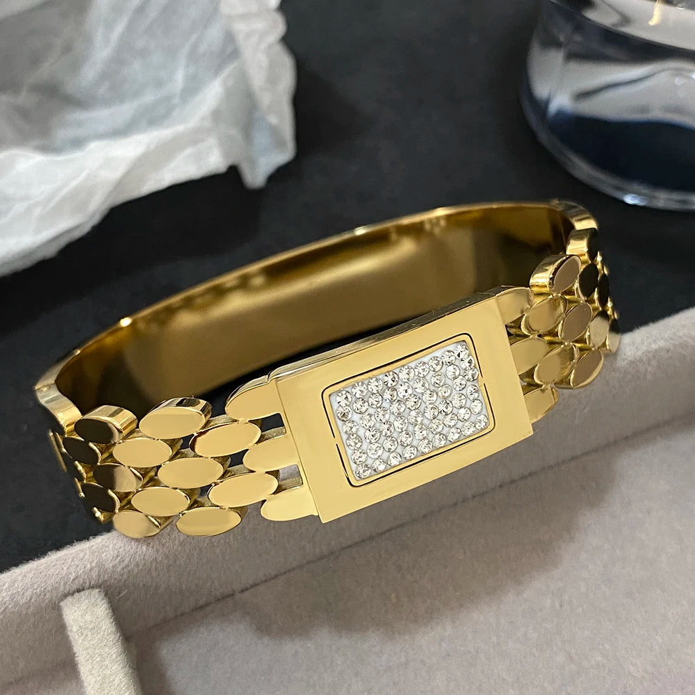 Rhinestone Belt Cuff