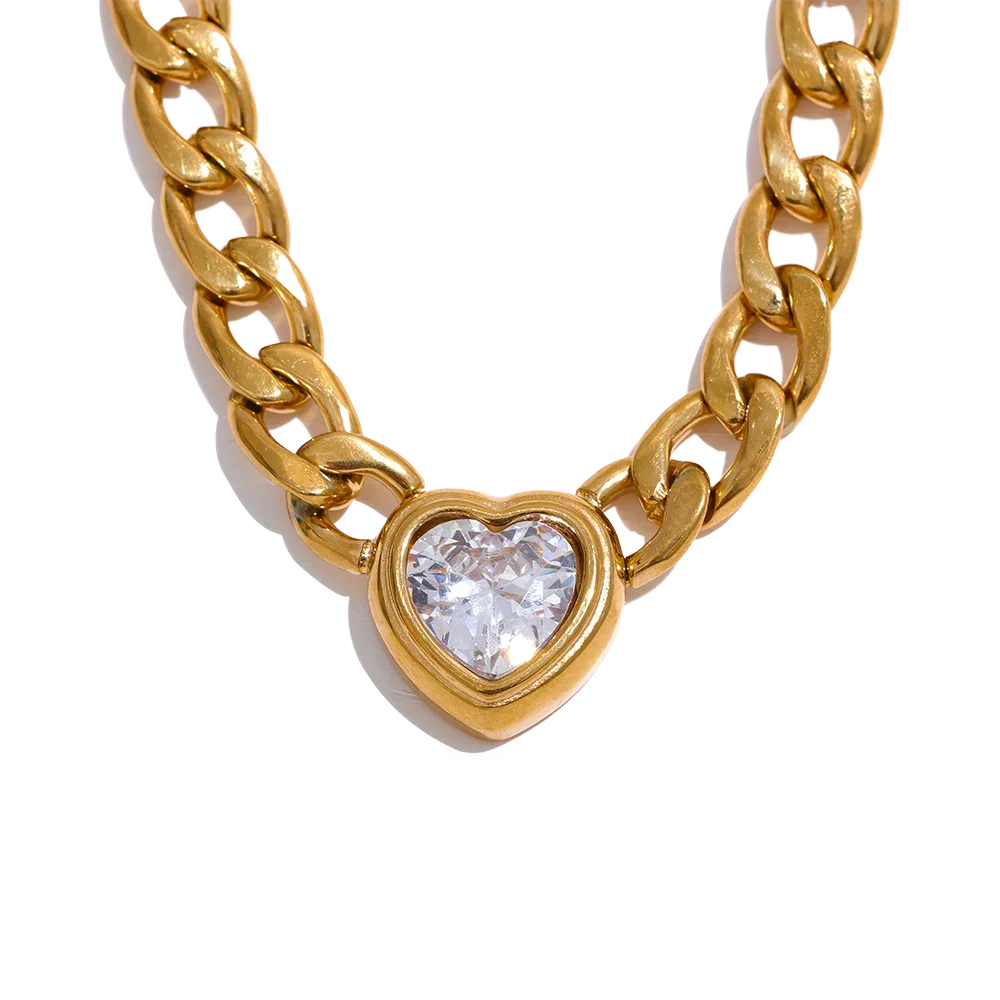Jessica Heart Necklace