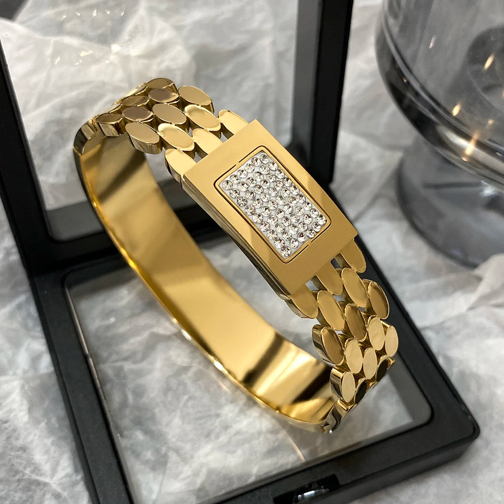 Rhinestone Belt Cuff