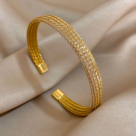 Woven Cuff Bangle